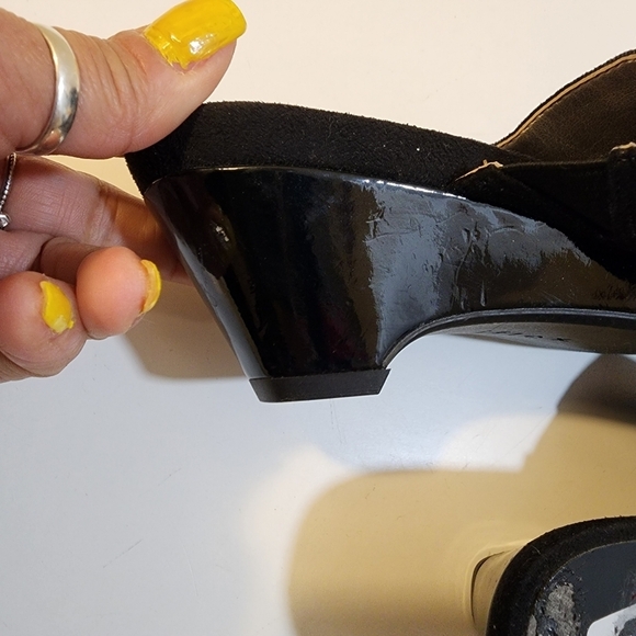 Anne klein Teela Iflex Black Slides Sandals size 9.5 M - Picture 12 of 14